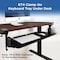 Uncaged Ergonomics KT4 CLAMP ON KEYBOARD TRAY KT4-B - alternate 3